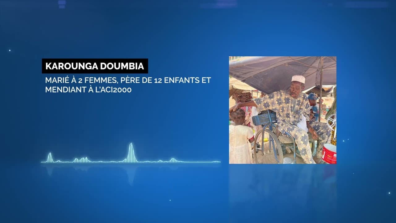 [ Mendicité à Bamako ] Karounga DOUMBIA, marié à deux femmes, père de12 enfants #mendicite #mali