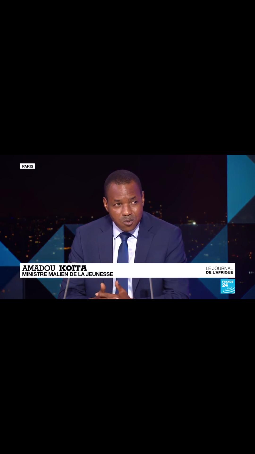 Invité sur le plateau de France24, Amadou Koita nous livre un moment gênant pour la jeunesse malienne