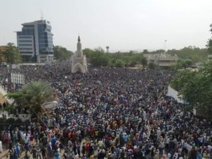 Manifestation de protestation des maliens le 5 Avril 2019 à Bamako